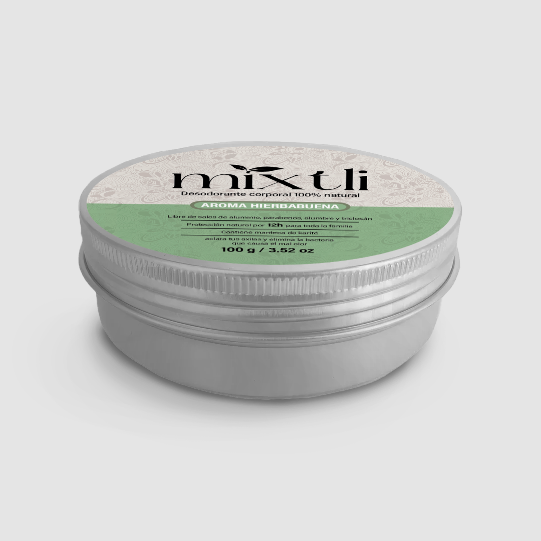 Desodorante natural Mixtlo 100g Hierbabuena