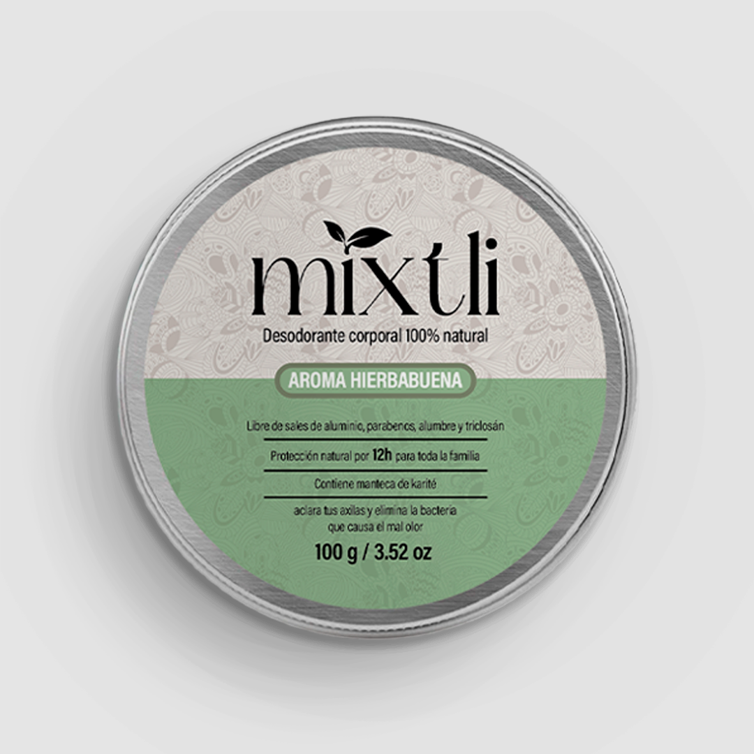 Desodorante natural Mixtlo 100g Hierbabuena