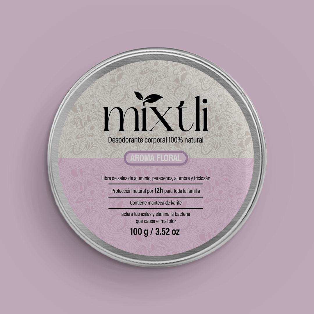 Desodorante natural Mixtlo 100g Floral