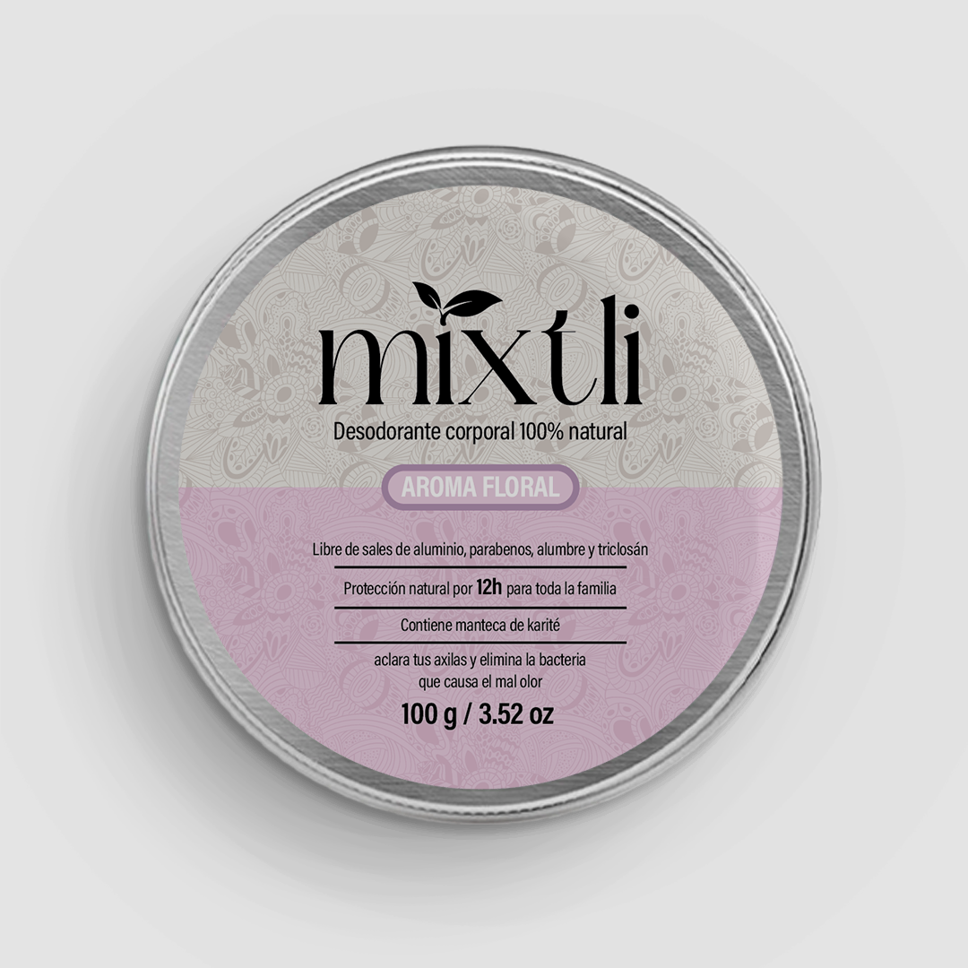 Desodorante natural Mixtlo 100g Floral