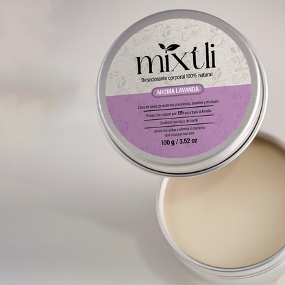 Desodorante natural Mixtli 100g Lavanda