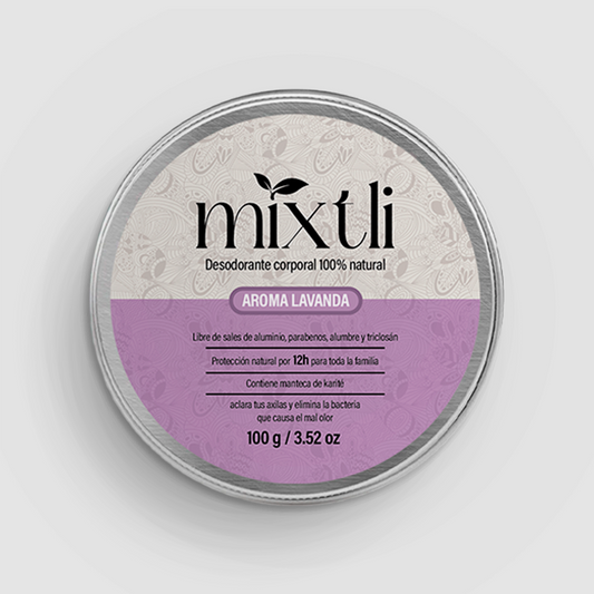 Desodorante natural Mixtli 100g Lavanda