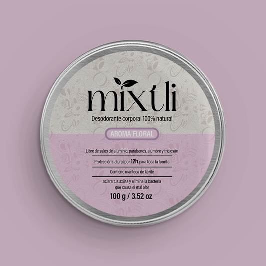Desodorante natural Mixtlo 100g Floral