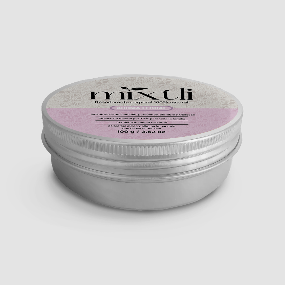 Desodorante natural Mixtlo 100g Floral